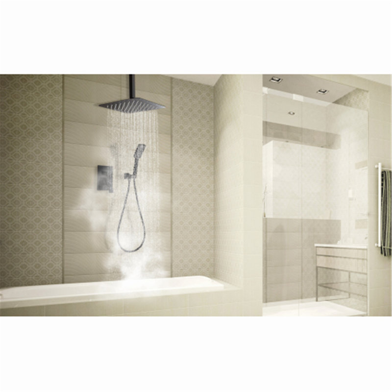 Système de douche complet, Noir