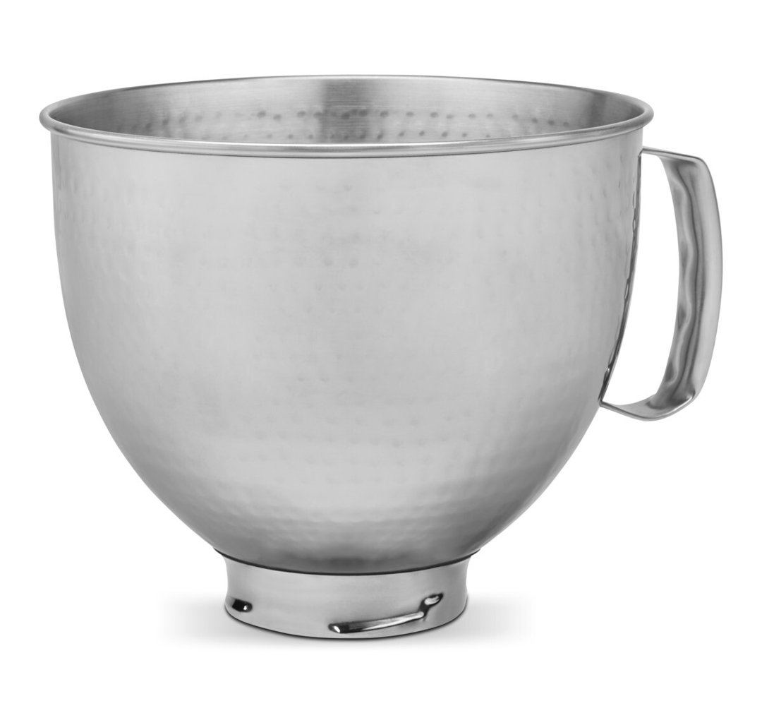 KitchenAid 4.8L Hammered Stainless Steel Mixing Bowl