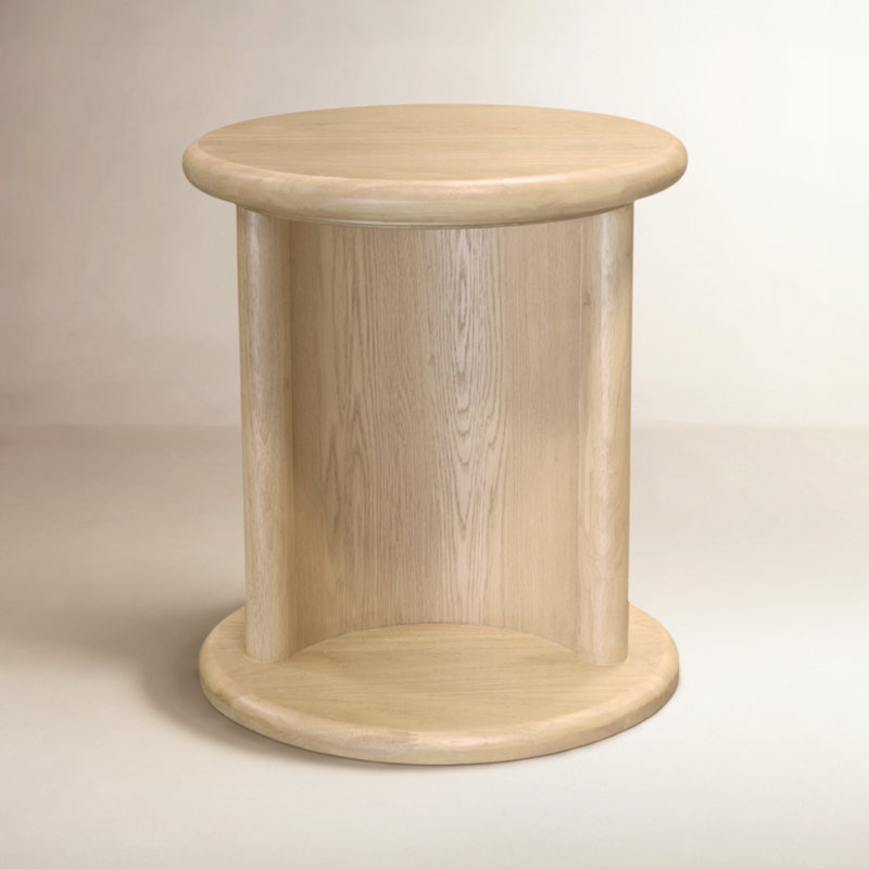 Table de bout Circa, Chêne clair
