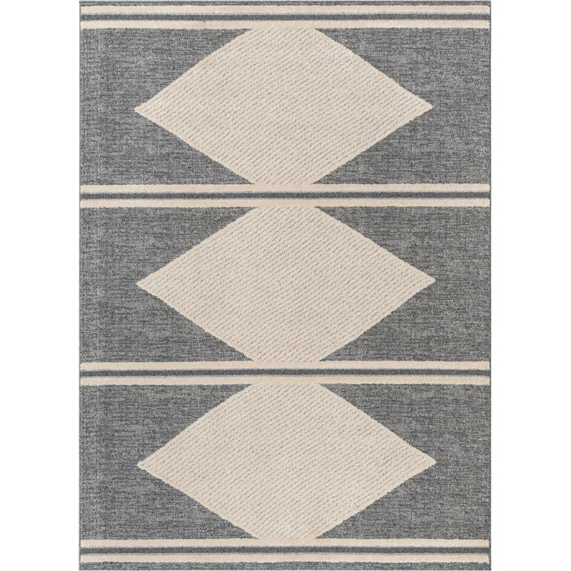 Harlow Moroccan Synthetic Area Rug, Rectangle 160 x 220cm