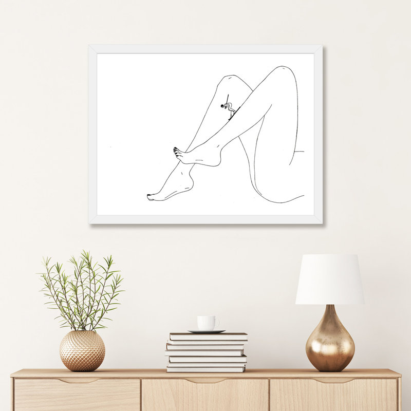 «Downhill», reproduction d'art, H 24 po x l 32 po x P 1 po, Papier blanc