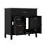 Meuble-lavabo noir 36 po avec lavabo 36 po