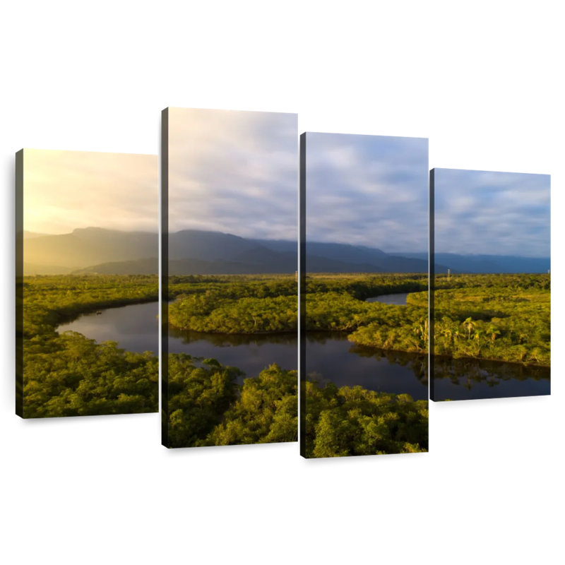 Alvord Amazon Forest River, 42" H x 68" W