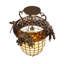 Oak Leaf and Acorn 1 - Light Semi Flush Mount