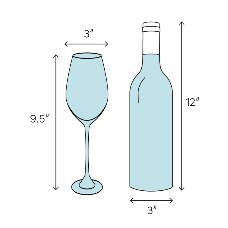 16oz. Wine Glass Set