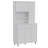 Tigard 1-Shelf 1-Drawer Pantry Cabinet White