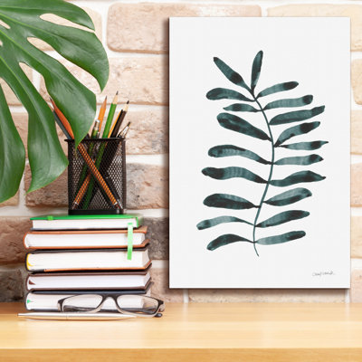  «Forest Fern Trio 3» par Cheryl Warrick, art mural sur toile, 12 po x 18 po