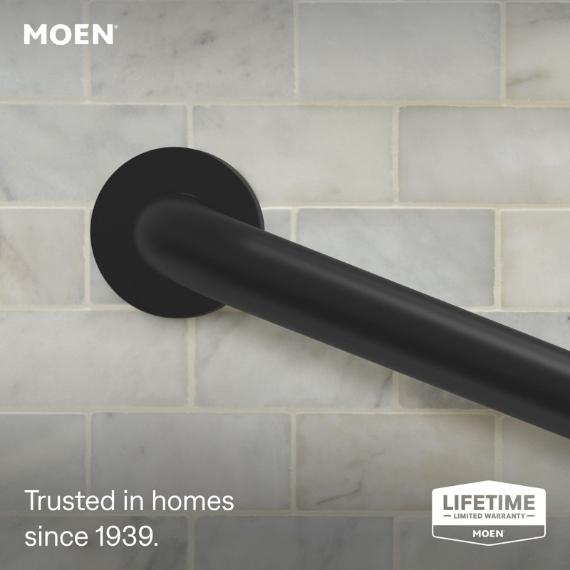 Home Care Concealed Screw Grab Bar, 36" W, Matte Black
