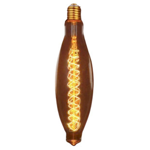 Oversized Amber Edison Filament Bulb