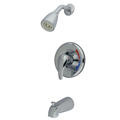 Kingston Brass Single-Handle Pressure Balanced Tub and Shower Faucet