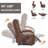Power Leatheraire Lift Recliner Chair Dual Motor Infinite Position Up To 350 LBS With Solid Wood Armrests, Heat Massage And Heavy Duty Motion Mechanism-1413165098
