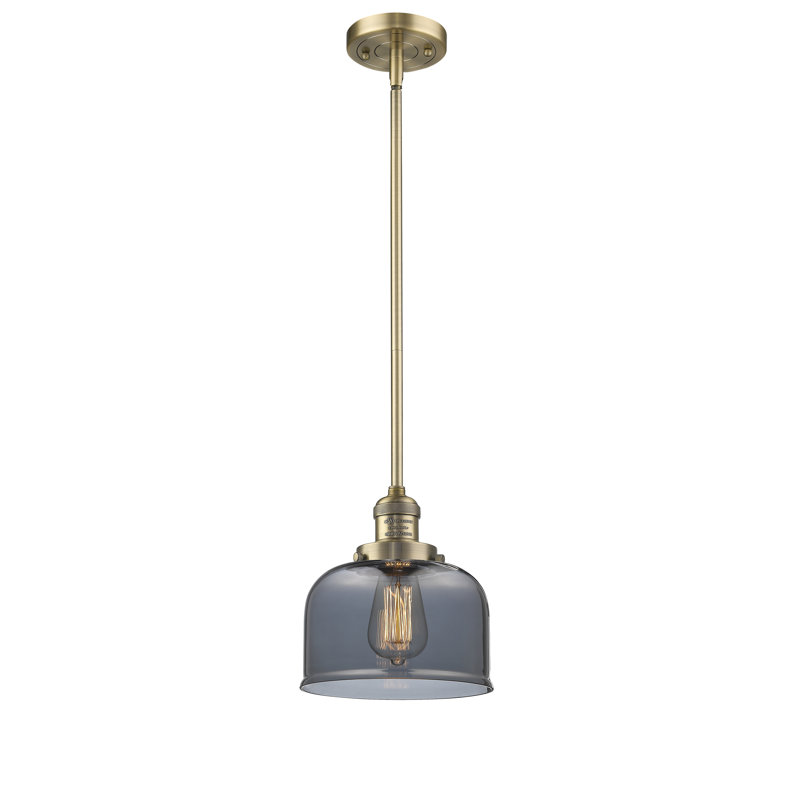 Arakel 1 - Light Single Pendant, Smoked, Brushed Brass