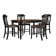 Alyssha 4-Person Oval Solid Wood Dining Set