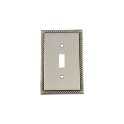 Rope 1-Gang Toggle Light Switch Wall Plate