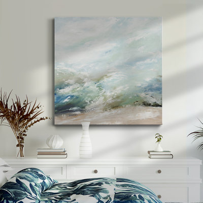 Toile tendue I-Premium Dancing on the Waves - prête à être accrochée