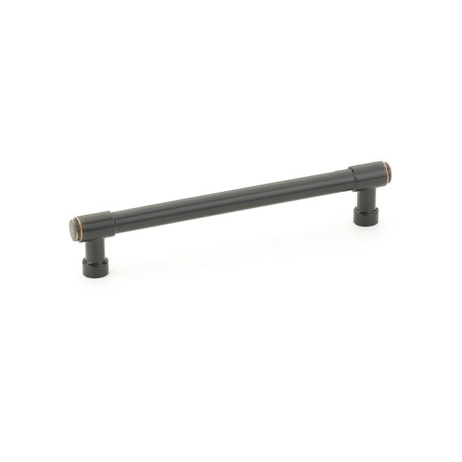 Emtek Jasper Bar Cabinet Pull, Polished Chrome, 5" Center To Center