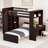 Loft Bed With A Sdalone Bedshelves,Desk,And Wardrobe