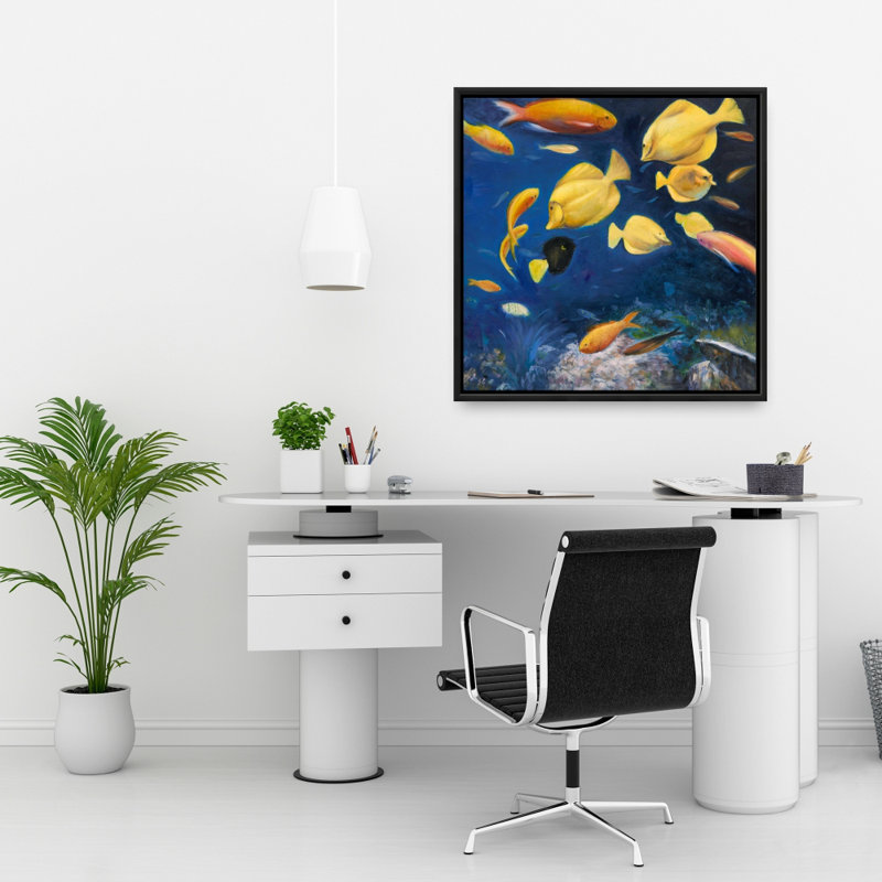 «Fish Under The Sea», H 24 po x l 24 po
