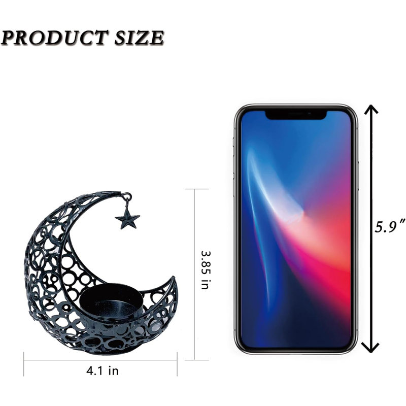 Moon Tealight Candle Holder