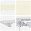 VidaXL Polyester Cover Retractable Patio Awning-126173548-126173544