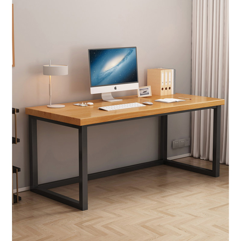 Bureau d'ordinateur en bois massif Luxury, H 29,53 po x l 55,12 po x P 27,56 po