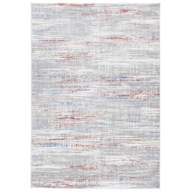 Shivan 100 Performance Abstract Rug, Rectangle 5'1" x 7'6"