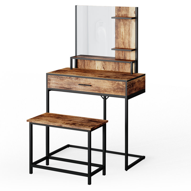 Haleakal Dressing Table with Mirror