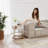  Round Side Table with Storage Drawer & Open Shelf-1365923640-1364170452