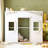 Twin Solid Wood Loft Bed With - White, Enhancing Bedroom Aesthetics White Size , Frame For Extra Support-1413615428-1413615430