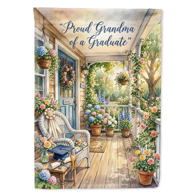 Fier grand-mère d'un cadeau de graduation