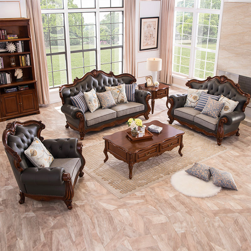 Causeuse 73,23 po American Living, Gris / Gris foncé