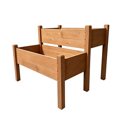 Wood Raised Garden Bed
