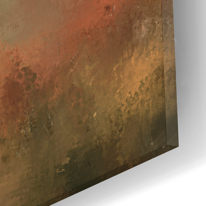 «Changer les feuilles» par Ashley Bradley, art mural en verre acrylique, H 12 po x l 16 po x P 0,13 po
