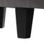 Rangement demi-cercle capitonné noir 44 po Venne-238128981
