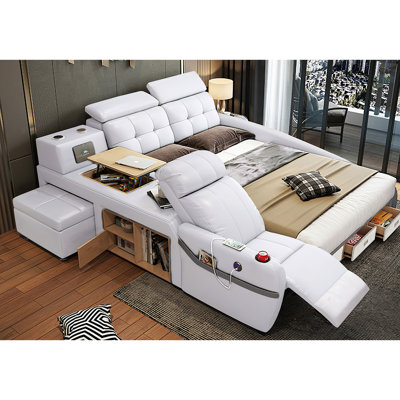 Albeiro Upholstered Platform Bed
