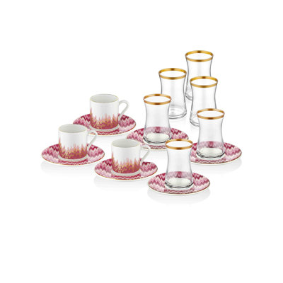 Ensemble de 12 tasses et soucoupes Maximo