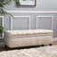 Banc de rangement moderne avec repose-pieds-791533641