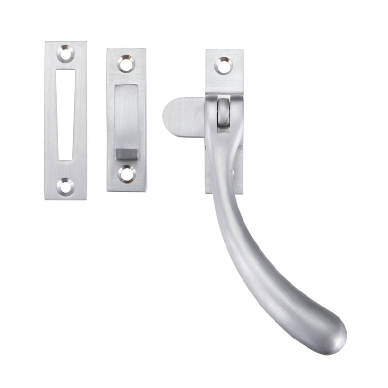 Bulb End Casement Fastener, Satin Chrome