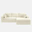 Canapé Boneless à droite, canapé modulaire en forme de L, canapé modulaire compressé en velours côtelé de style minimaliste moderne, déplier dans un lit, chambre à coucher, canapé Comfy-303013469
