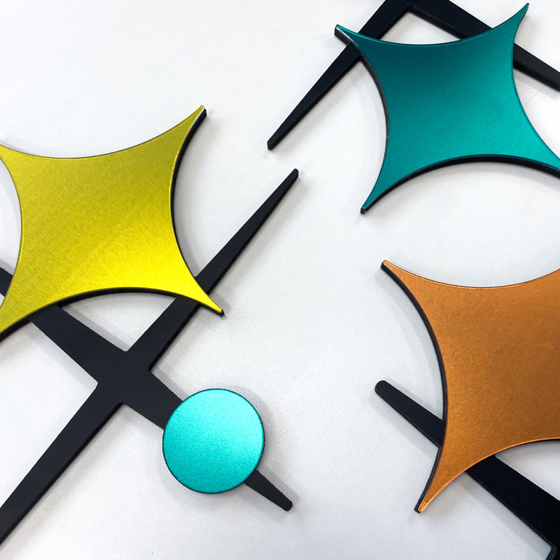 3D Starburst Wall Decor Set