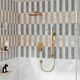 SlideLux Complete Rainfall Shower System with Rough in-Valve and Slide Bar