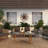 Brown Metal Indoor Outdoor Sun Wall Decor with Colorful Painted Accents
