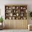 Garde-manger avec finition blanche et rangement solide-1324484606