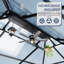 Pavillon de jardin en aluminium avec structure durable