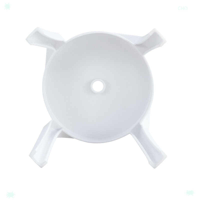 Paquet de 6 tabourets empilables en plastique pour le bureau à domicile, Blanc