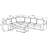 Ruriko Upholstered L-Shaped Sectional Reversible-574612623
