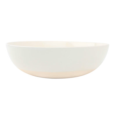 Bol de service en porcelaine Bisque Canvas Home