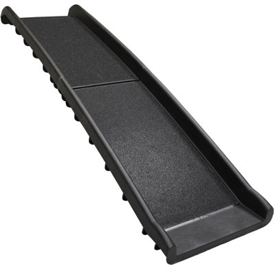 Portable Off-Road Pet Climbing Ramp - Black, & Secure, 90Kg Load-Bearing, Slip, Foldable For Convenience Space Saving Methods Traveling And Safe, Weight Limit, Compact Transport Storage