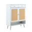 Armoire de rangement moderne et minimaliste, armoire à chaussures en rotin, armoire à dessus de lit. -1054989804