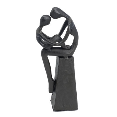 Jenna MOTHER & CHILD SITTING Iron Figurine 18cm